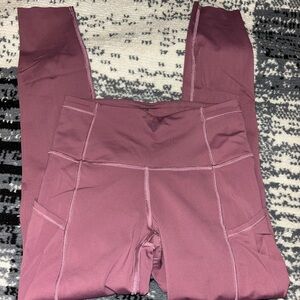 Lululemon Mauve High-Waisted Leggings